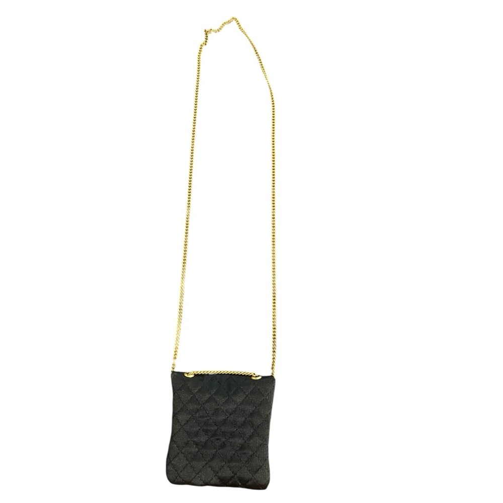 Vintage Chanel Black Quilted Micro Bag - with Chanel Gift Bag - Picture 4 of 15